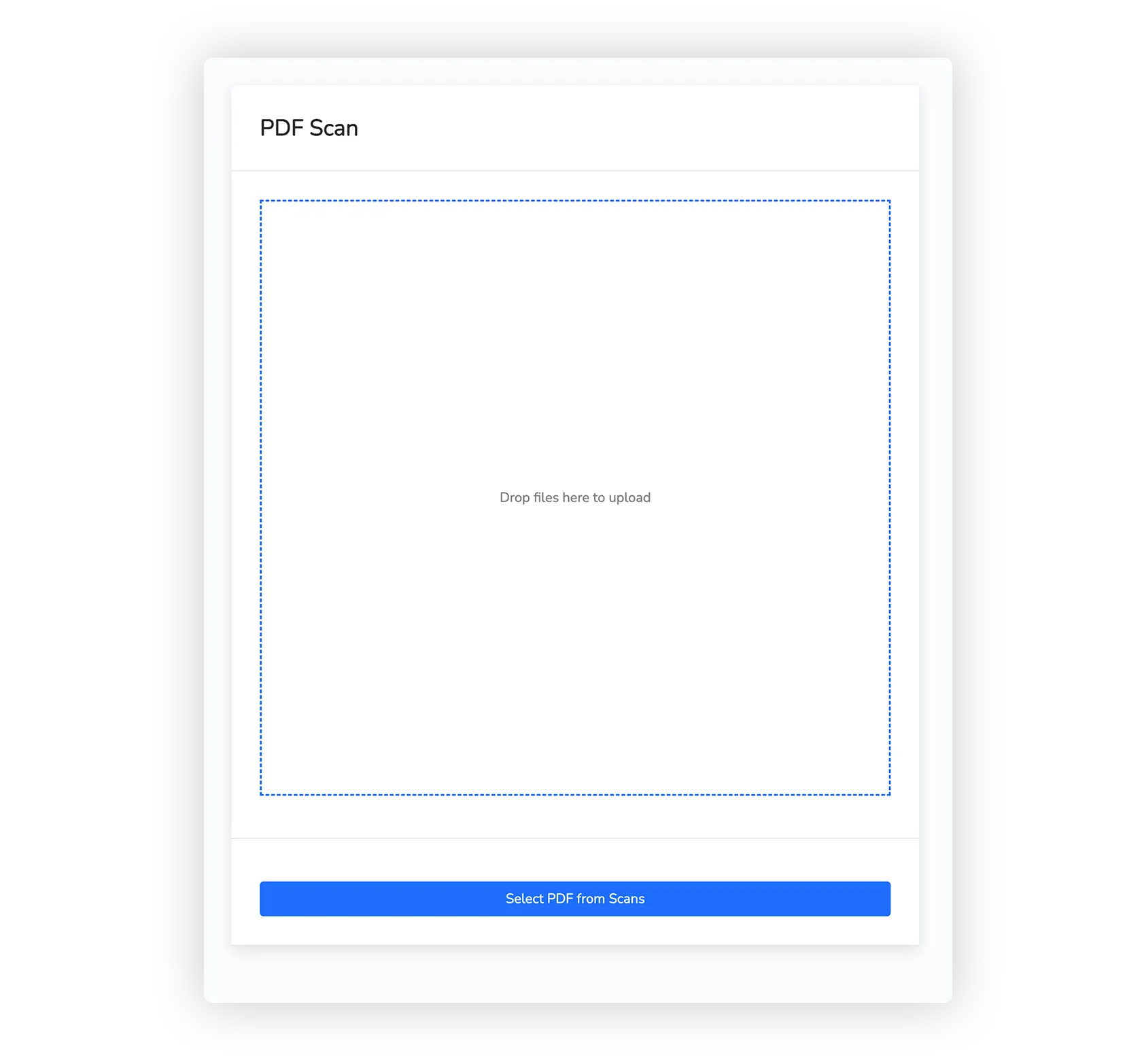 Payment request step 1