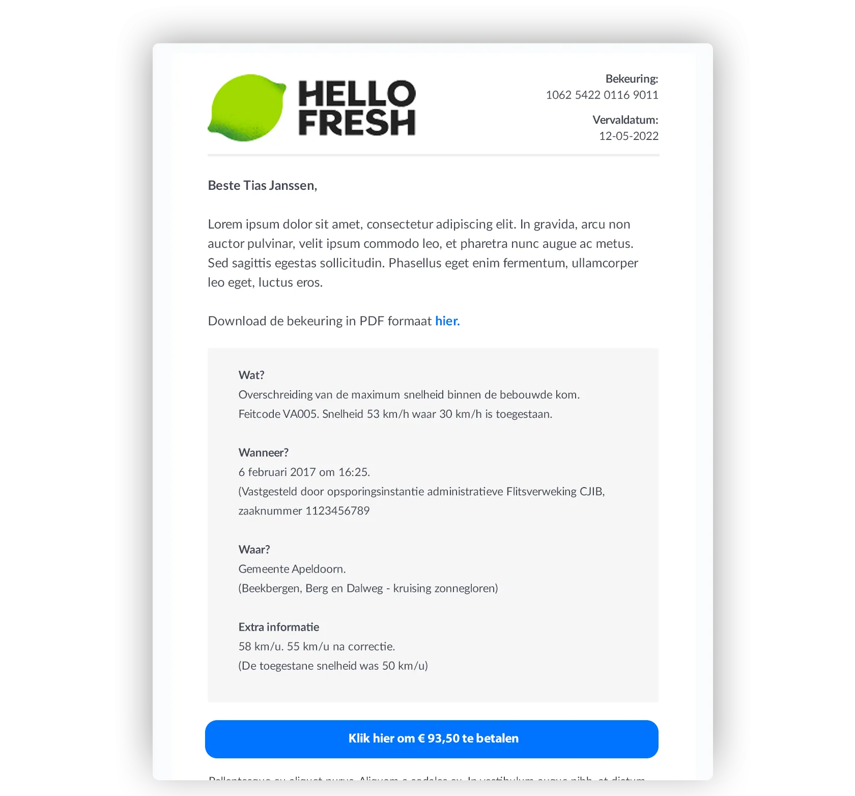Payment request step 4