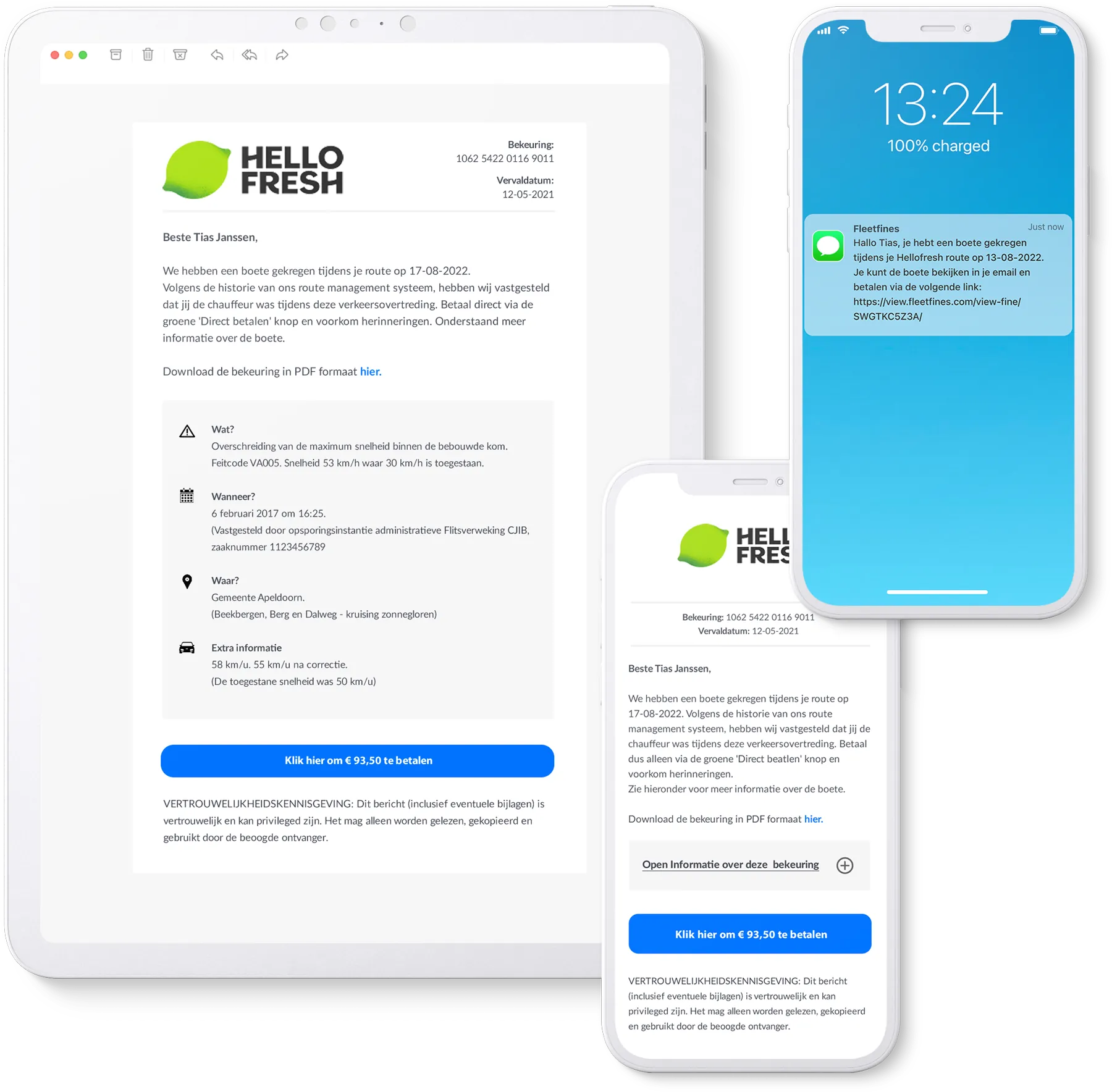 Notificaties op telefoon en tablet